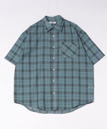 a.p.o.v.（エーピーオービー）の「a.p.o.v. オーバーサイズチェック柄半袖シャツ（シャツ/ブラウス）」