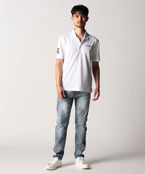 NICOLE CLUB FOR MEN（ニコルクラブフォーメン）の「【Admiral別注】ポロシャツ（ポロシャツ・メンズ・ネイビー/レッド/ホワイト/ブラック・XL/M/L/XXL）」の6枚目の写真