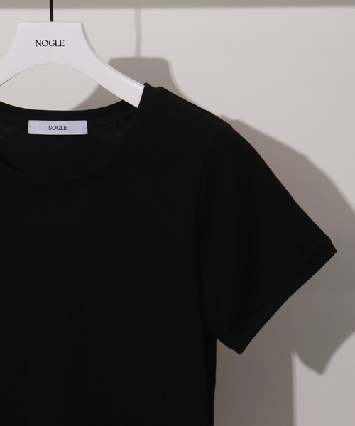 NOGLE(ノグル)の「【NOGLE/ノグル】コンパクトTシャツ(Tシャツ/カットソー・レディース・レッド/ホワイト/ブラック/ブルー/グレー/ネイビー・FREE)」の8枚目の写真