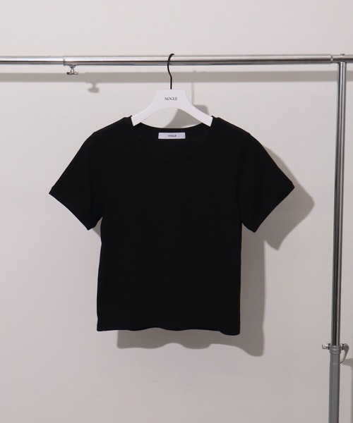 NOGLE(ノグル)の「【NOGLE/ノグル】コンパクトTシャツ(Tシャツ/カットソー・レディース・レッド/ホワイト/ブラック/ブルー/グレー/ネイビー・FREE)」の19枚目の写真