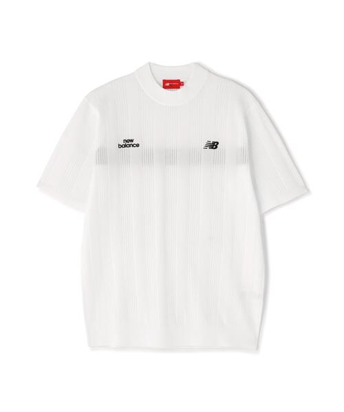 New Balance Golf(ニューバランスゴルフ)の「【new balance golf】【直営店舗限定】ハーフスリーブ モックネック ニット プルオーバー (MENS)(ニット/セーター・メンズ・ホワイト/ベージュ系その他・MEDIUM/LARGE)」の7枚目の写真