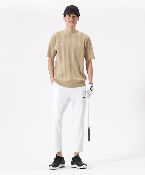 New Balance Golf(ニューバランスゴルフ)の「【new balance golf】【直営店舗限定】ハーフスリーブ モックネック ニット プルオーバー (MENS)(ニット/セーター・メンズ・ホワイト/ベージュ系その他・MEDIUM/LARGE)」の9枚目の写真