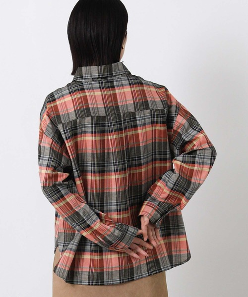 Gready Brilliant(グレディブリリアン)の「カラーチェックショートシャツ(シャツ/ブラウス・レディース・オレンジ系/ブルー系・38)」の17枚目の写真