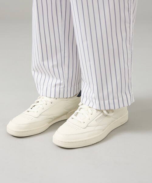 ABAHOUSE（アバハウス）の「ウェザークロス ストライプ イージーパンツ / ワイドパンツ（その他パンツ・メンズ・サックスブルー/ホワイト・46/48）」の11枚目の写真