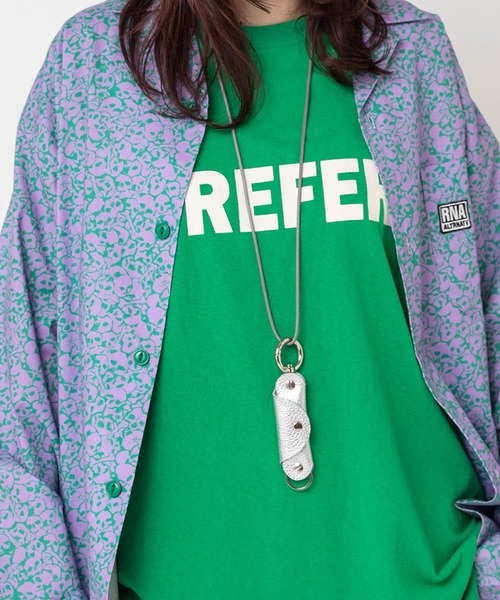 RNA(アールエヌエー)の「E5257 キーケースネックレス(ネックレス・レディース・シルバー/ピンク/ブラック・FREE)」の6枚目の写真