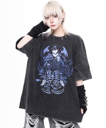 TRAVAS TOKYO（トラバス トウキョウ）の「『TRAVAS TOKYO/トラバス トーキョー』ピアス付きイラスト加工Tシャツ（Tシャツ/カットソー）」