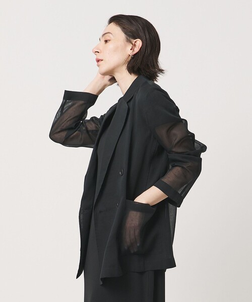 最終値下　UNITED ARROWS シアージャケットブラック UNITED ARROWS LTD. OUTLET｜シアー ジャケット | Rakuten Fashion