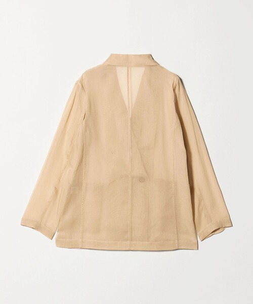 BEAUTY&YOUTH UNITED ARROWS（ビューティーアンドユースユナイテッドアローズ）の「ポリエステル シアー ダブルジャケット ウォッシャブル（テーラードジャケット・レディース・ブラック/ベージュ・XS/S/M）」の15枚目の写真
