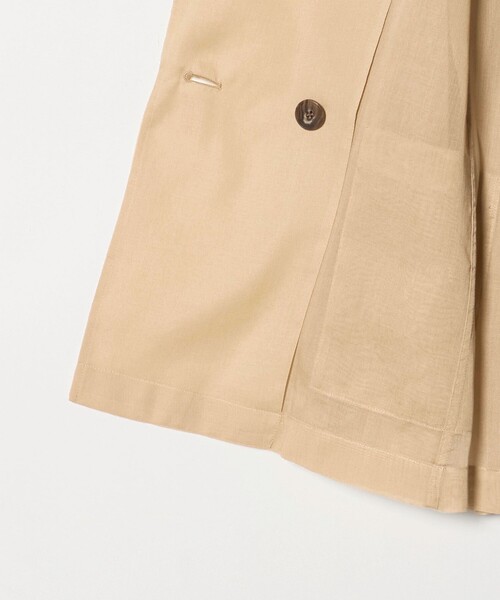 BEAUTY&YOUTH UNITED ARROWS（ビューティーアンドユースユナイテッドアローズ）の「ポリエステル シアー ダブルジャケット ウォッシャブル（テーラードジャケット・レディース・ブラック/ベージュ・XS/S/M）」の10枚目の写真