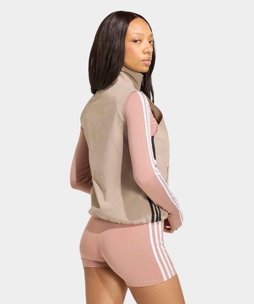 adidas（アディダス）の「adidas/アディダス ADILENIUM 5.0 SLEEVELESS TRACK TOP トラックトップ 2026年 夏 夏服 秋服（ベスト・レディース・ブラック/ブラウン・XS/S/M/L）」の6枚目の写真