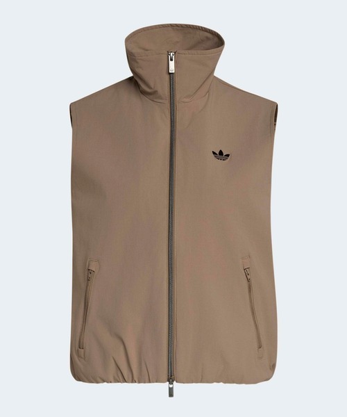 adidas（アディダス）の「adidas/アディダス ADILENIUM 5.0 SLEEVELESS TRACK TOP トラックトップ 2026年 夏 夏服 秋服（ベスト・レディース・ブラック/ブラウン・XS/S/M/L）」の3枚目の写真
