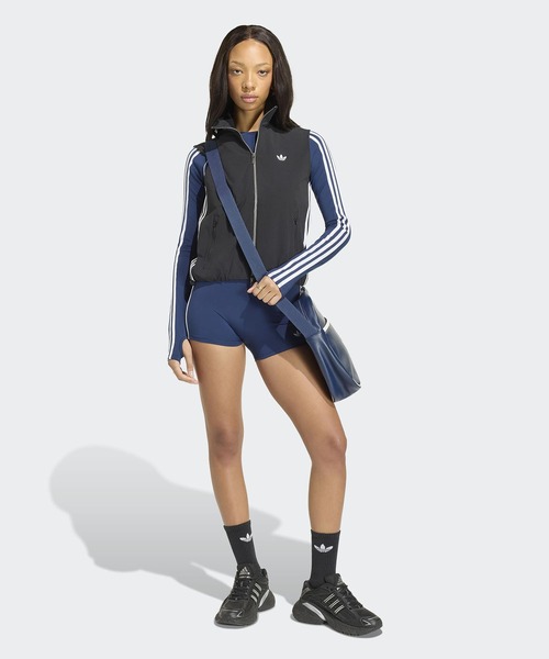 adidas（アディダス）の「adidas/アディダス ADILENIUM 5.0 SLEEVELESS TRACK TOP トラックトップ 2026年 夏 夏服 秋服（ベスト・レディース・ブラック/ブラウン・XS/S/M/L）」の12枚目の写真