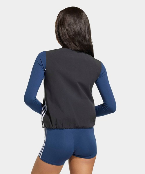 adidas（アディダス）の「adidas/アディダス ADILENIUM 5.0 SLEEVELESS TRACK TOP トラックトップ 2026年 夏 夏服 秋服（ベスト・レディース・ブラック/ブラウン・XS/S/M/L）」の11枚目の写真