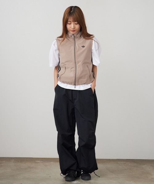 adidas（アディダス）の「adidas/アディダス ADILENIUM 5.0 SLEEVELESS TRACK TOP トラックトップ 2026年 夏 夏服 秋服（ベスト・レディース・ブラック/ブラウン・XS/S/M/L）」の21枚目の写真