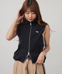 adidas（アディダス）の「adidas/アディダス ADILENIUM 5.0 SLEEVELESS TRACK TOP トラックトップ 2026年春夏（ベスト）」