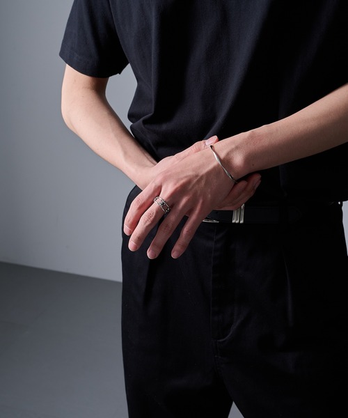 MAISON CLUB(メゾンクラブ)の「【MAISON CLUB】Cross Link Ring Silver925 KUN(リング・メンズ・シルバー・FREE)」の5枚目の写真