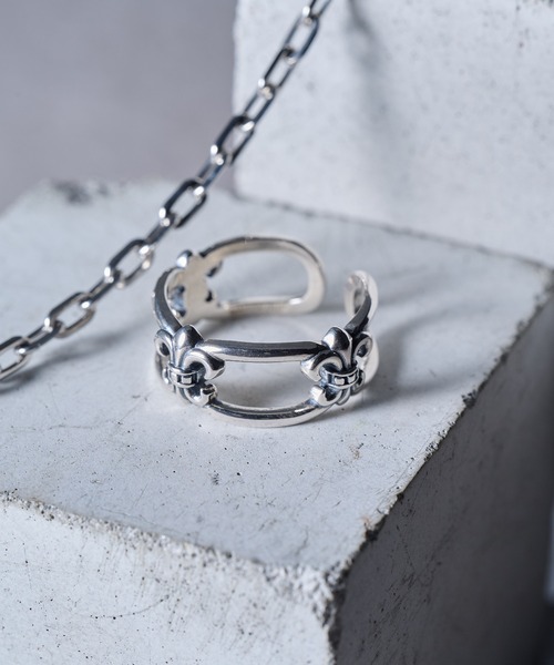 MAISON CLUB(メゾンクラブ)の「【MAISON CLUB】Cross Link Ring Silver925 KUN(リング・メンズ・シルバー・FREE)」の6枚目の写真