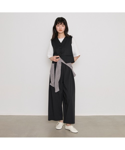 COMMON+HAUS(コモンハウス)の「コットンクロップドTシャツ(Tシャツ/カットソー・レディース・ホワイト/ブラウン・FREE)」の20枚目の写真
