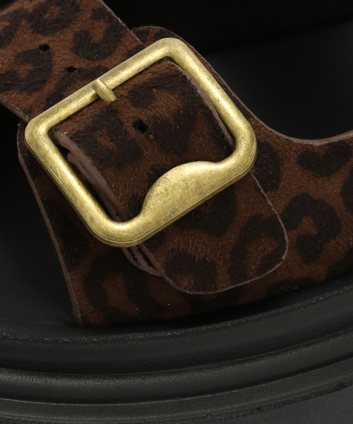 B.C STOCK(ベーセーストック)の「2BELT プラットフォームサンダル(サンダル・レディース・ベージュ/ブラウン/ブラック・24cm/23cm/25cm)」の12枚目の写真