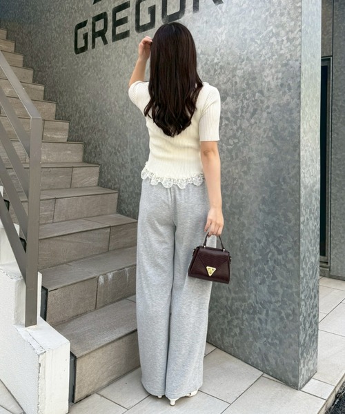 Another Branch olive des olive（アナザーブランチオリーブデオリーブ）の「レース付カーディガン（カーディガン/ボレロ・レディース・アイボリー/ブラック/グレー・FREE）」の22枚目の写真