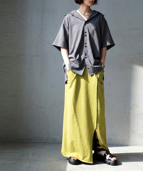 antiqua(アンティカ)の「チェック柄 シャツ(シャツ/ブラウス・レディース・レッド系その他/グレー系その他・P/R)」の3枚目の写真
