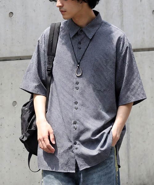 antiqua(アンティカ)の「チェック柄 シャツ(シャツ/ブラウス・レディース・レッド系その他/グレー系その他・P/R)」の9枚目の写真
