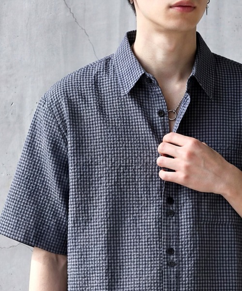 antiqua(アンティカ)の「チェック柄 シャツ(シャツ/ブラウス・レディース・レッド系その他/グレー系その他・P/R)」の10枚目の写真