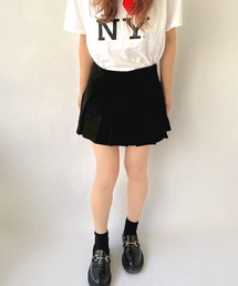 【 New market 】 スウェット プリーツ スカート パンツ