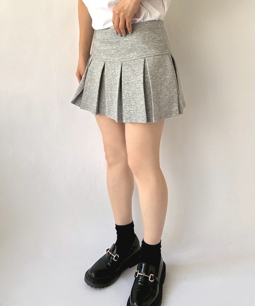 Port(ポート)の「【 New market 】 スウェット プリーツ スカート パンツ(スカート・レディース・グレー/ブラック・S/M)」の18枚目の写真