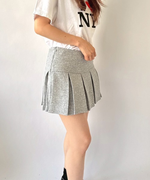 Port(ポート)の「【 New market 】 スウェット プリーツ スカート パンツ(スカート・レディース・グレー/ブラック・S/M)」の15枚目の写真