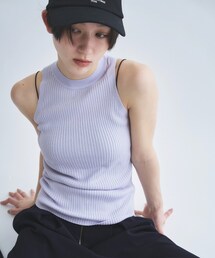 rib highneck pullover