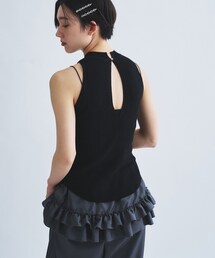 rib highneck pullover