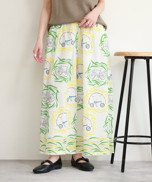 KILKI（キルキー）の「kilki 総柄ワイドパンツ（その他パンツ・レディース・ブラック系その他/ホワイト系その他・FREE）」の9枚目の写真