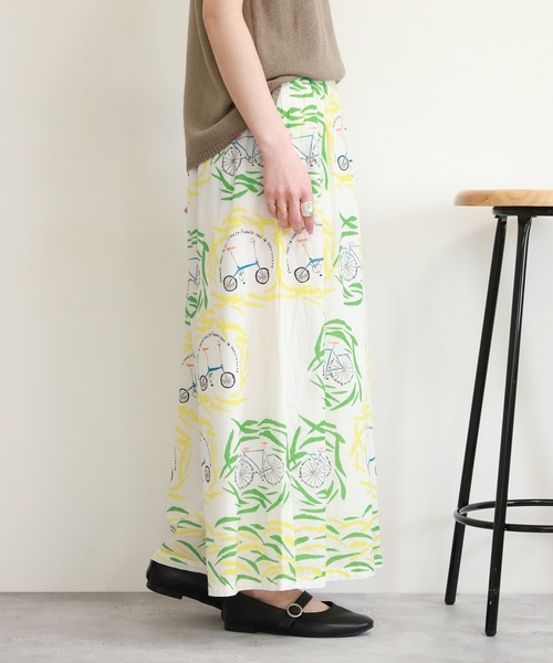 KILKI（キルキー）の「kilki 総柄ワイドパンツ（その他パンツ・レディース・ブラック系その他/ホワイト系その他・FREE）」の10枚目の写真
