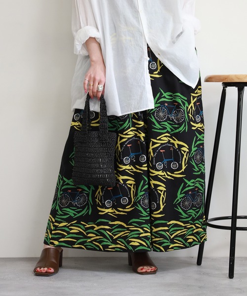 KILKI（キルキー）の「kilki 総柄ワイドパンツ（その他パンツ・レディース・ブラック系その他/ホワイト系その他・FREE）」の3枚目の写真