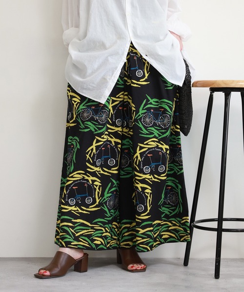 KILKI（キルキー）の「kilki 総柄ワイドパンツ（その他パンツ・レディース・ブラック系その他/ホワイト系その他・FREE）」の6枚目の写真