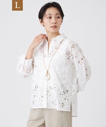 エンブロイダリーレース」に該当するシャツ/ブラウスファッション通販