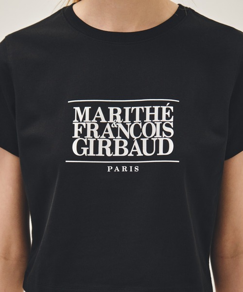 MARITHE + FRANCOIS GIRBAUD(マリテフランソワジルボー)の「W CLASSIC LOGO CROP TEE(Tシャツ/カットソー・レディース・ホワイト/ブラック/ライトグリーン/アイボリー/ライトピンク/チャコール/ダークネイビー・SMALL/MEDIUM)」の22枚目の写真