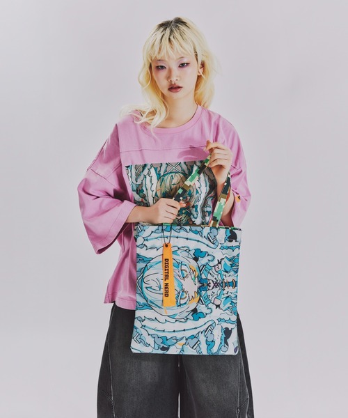 ANNA SUI NYC(アナ スイ エヌ ワイ シー)の「TERA 2sideトートバッグ(トートバッグ・レディース・ブラック/カーキ・FREE)」の21枚目の写真