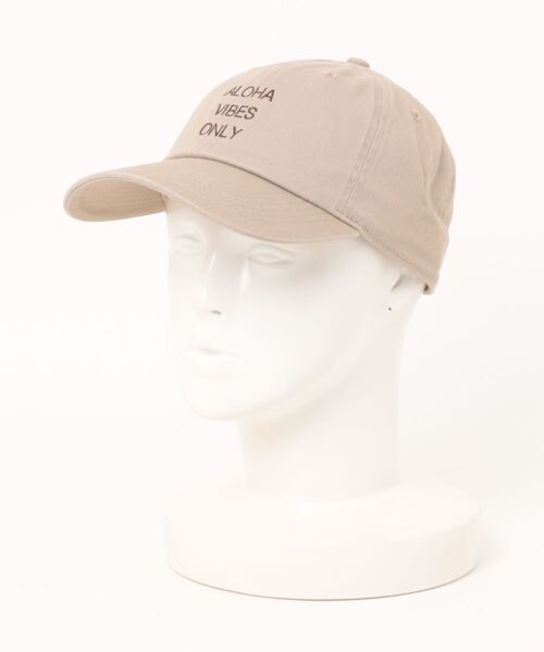 URBAN ISLAND SOCIETY(アーバンアイランドソサエティ)の「ストラップバックキャップ 帽子 ALOHA VIBES ONLY CAP / URBAN ISLAND SOCIETY(アーバンアイランドソサエティ)(キャップ・メンズ・インディゴブルー/スカイブルー/ブラック/ライトブルー/グリーン/バーガンディー/ウッドランド/ベージュ・FREE)」の2枚目の写真