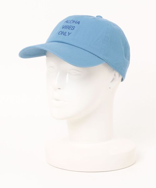 URBAN ISLAND SOCIETY(アーバンアイランドソサエティ)の「ストラップバックキャップ 帽子 ALOHA VIBES ONLY CAP / URBAN ISLAND SOCIETY(アーバンアイランドソサエティ)(キャップ・メンズ・インディゴブルー/スカイブルー/ブラック/ライトブルー/グリーン/バーガンディー/ウッドランド/ベージュ・FREE)」の5枚目の写真