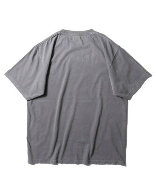 HOUSTON（ヒューストン）の「HOUSTON ピグメントプリントTシャツ(DEVIL)（Tシャツ/カットソー・メンズ・ブラック/オレンジ/ホワイト・MEDIUM/X-LARGE/XX-LARGE/LARGE）」の7枚目の写真
