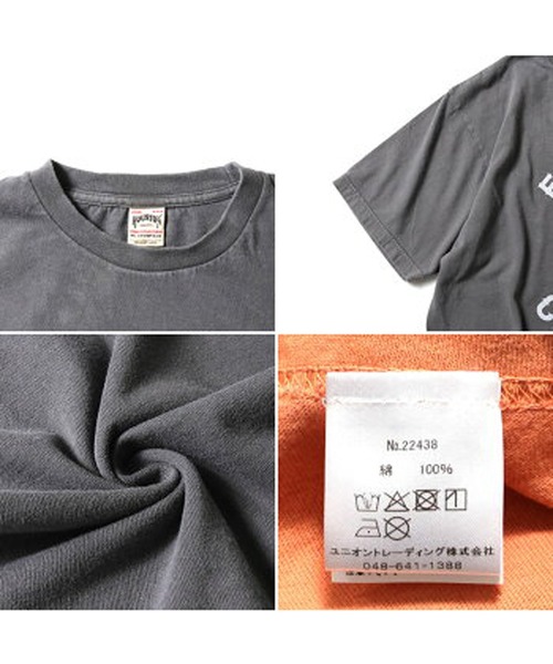 HOUSTON（ヒューストン）の「HOUSTON ピグメントプリントTシャツ(DEVIL)（Tシャツ/カットソー・メンズ・ブラック/オレンジ/ホワイト・MEDIUM/X-LARGE/XX-LARGE/LARGE）」の10枚目の写真