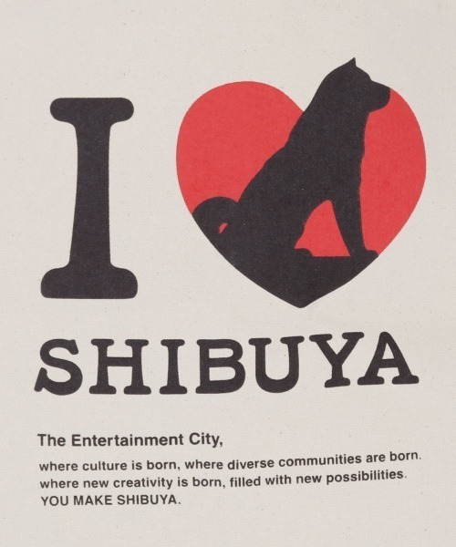 gowell（ゴーウェル）の「I LOVE SHIBUYA/ご当地キャンバストート（トートバッグ・メンズ・ナチュラル・L）」の8枚目の写真