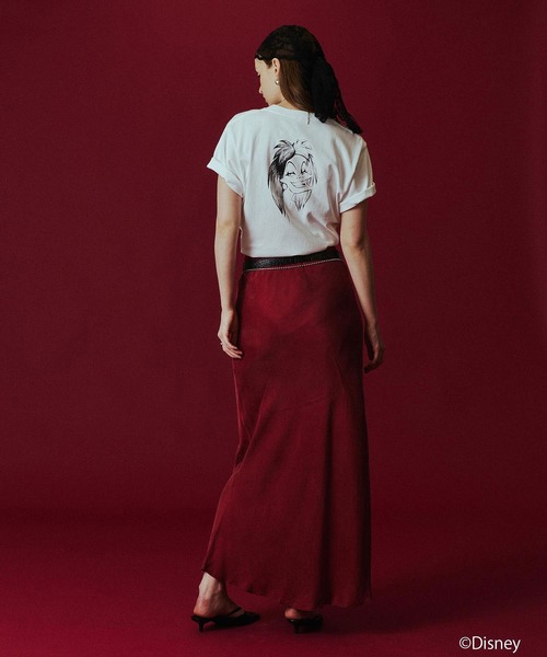 Disney(ディズニー)の「(COLSUN)CRUELLA DE VIL S/S TEE(Tシャツ/カットソー・レディース・ホワイト/レッド・S/M)」の9枚目の写真