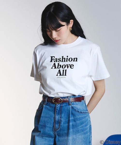Disney(ディズニー)の「(COLSUN)CRUELLA DE VIL S/S TEE(Tシャツ/カットソー・レディース・ホワイト/レッド・S/M)」の4枚目の写真