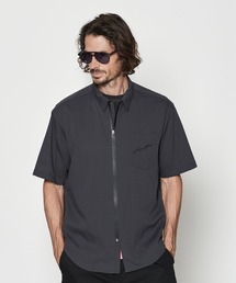 ACANTHUS（アカンサス）の「ACANTHUS:Dot Air Zip Up S/S Shirt（シャツ/ブラウス）」