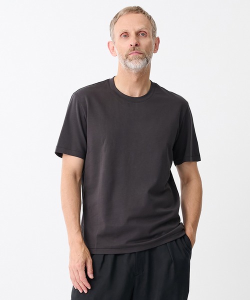 ATTACHMENT(アタッチメント)の「【ATTACHMENT/アタッチメント】COTTON DOUBLE FACE SLIM FIT S/S TEE/コットン ダブルフェイス スリムフィット S/S TEE(Tシャツ/カットソー・メンズ・ホワイト/ブラック/ダークグレー・2/1)」の5枚目の写真