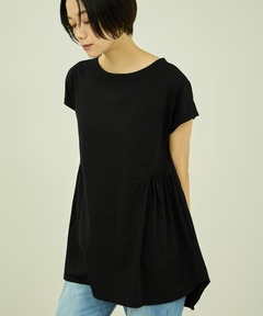 Jacquard Volume Sleeve Tops/ジャガードボリュームスリーブトップス