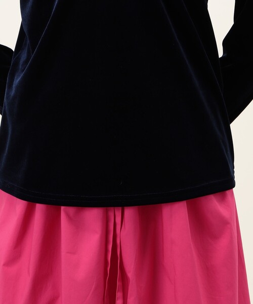 SIMONE WILD(シモーネワイルド)の「SIMONE WILD VELVET TROYER ベルベットトロイヤー(Tシャツ/カットソー・レディース・ネイビー・S)」の5枚目の写真